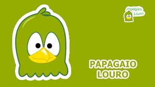 Papagaio Louro  videoclip infantil animado [upl. by Leumel771]