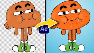 2D Cartoon Character Rigging  NO PLUGIN  After Effects Tutorials [upl. by Asor583]