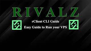 Rivalz Rclient CLI Node Running Tutorial  VPS Set Up Guide  Easy Node Set Up [upl. by Pavior979]