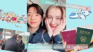 AİLEME KORELİ DAMAT GÖTÜRDÜM 남친이랑 튀르키예로 간다 ✈️🇹🇷 [upl. by Meelak]