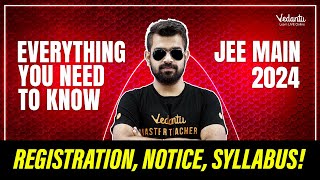 JEE Main 2024 Everything You Need to Know  Session 1 Registration Notice Syllabus [upl. by Mavra]