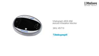 Vitalograph 4500 AIM Aerosol Inhalation Monitor 45710 [upl. by Akienahs]