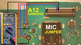 samsung a12 mic jumper solution [upl. by Ylebmik666]