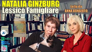 Natalia Ginzburg  Lessico Famigliare letto da Anna Bonaiuto  RAI 3  Ad Alta Voce  Audiolibro [upl. by Rist]