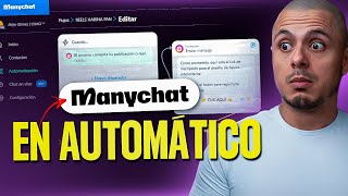 Como Automatizar Mensajes en Instagram con ManyChat [upl. by Ahtimat]