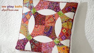 Patchwork We play balls  Kaffe Fassett fabrics  LizaDecorcom [upl. by Ritz]