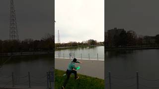 460ft Water Carry  Dronebymon shorts discgolf discgolfnation discgolfeveryday innovadiscs [upl. by Hannibal607]