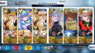 FGONA Lord ElMelloi II Case Files Rerun CQ Kiyohime 3 turns [upl. by Enneirb673]