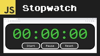 A stopwatch written in JavaScript ⏱️ [upl. by Nilla]