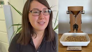 Leckere Hafer Flocken ganz einfach SELBST herstellen  Flockenquetsche Schnitzer  Unboxing amp Test [upl. by Mitchiner]