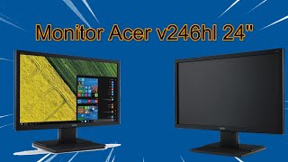 Unboxing  Monitor Acer V246HL 24quot [upl. by Dann]