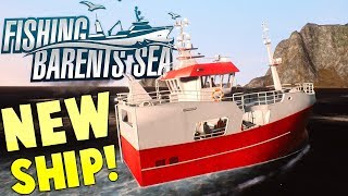 Fishing Barents Sea  Going To Open Waters  New Commercial Ship  Fishing Barents Sea Gameplay [upl. by Lenhard]