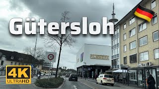 Gütersloh City 🏙️ Germany 🇩🇪 4k Drive Tour [upl. by Ainnat]