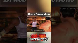 Tekken 50 Bruce Interactions Back Then shorts fightinggames tekken [upl. by Llet]