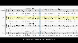 Locus Iste Bruckner  Alto [upl. by Etnasa]