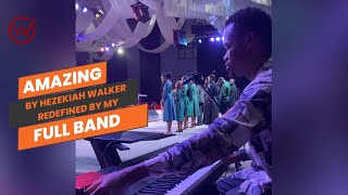 Redefined  Amazing by Hezekiah Walker Piano view [upl. by Eicarg204]