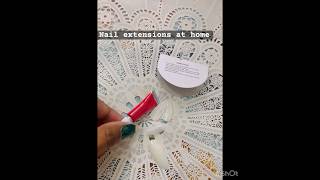 Nail extension sirf 5 rupaye me😱😱 nails nailextensionathome nailart viralvideoshortnailsvlog [upl. by Layol808]