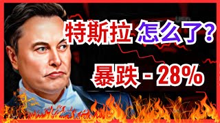 特斯拉股票大跌 28， 抄底还是做空 🔥🔥🔥 投资数据仔细基本面分析TSLA股价，2024年如何投资特斯拉 投資 赚钱 股票 [upl. by Nitsyrc]