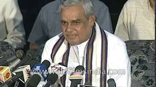 Unless Pakistan leaves Kargil alone no discussion can take place Atal Bihari Vajpayee [upl. by Sirdi]