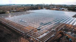 Строительство промышленной теплицы VENLO NIVA GREENHOUSE [upl. by Ramsden451]