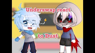 Underswap react to Dust sans  Dustberry [upl. by Giuditta]