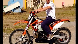 KTM 250 exc 2012  Test Drive [upl. by Juliette69]