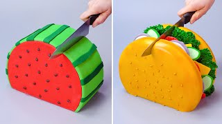 Top Beautiful Fondant Cake Decorating Ideas Youll Love  Quick and Easy Cake Decorating Recipes [upl. by Icaj]