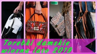 Modne torebki 👜 damskie wiosna lato 2019 [upl. by Namas]