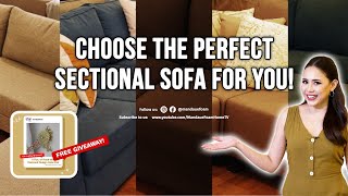 The Best Sectional Sofa for Your Living Room  Mandaue Foam  MF Home TV [upl. by Girovard]