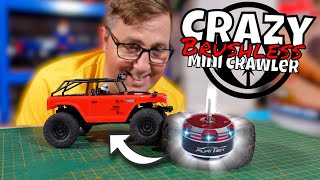 This BRUSHLESS Mini Crawler Will Blow Your Mind Furitek Komodo Outrunner [upl. by Shulman]