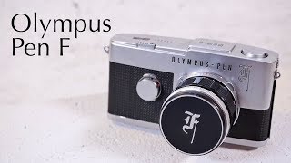 Olympus Pen F Review 35mm halfframe camera [upl. by Nybor]