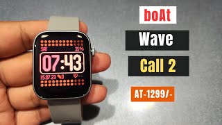 Unboxing and Reviewing the boAt Wave Call 2 A Smartwatch for Fitness and Style techniczilla [upl. by Hnahym]