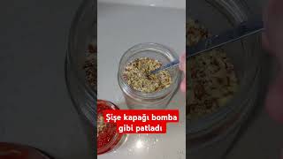 Şişe kapağı bomba gibi patladı [upl. by Iduj]