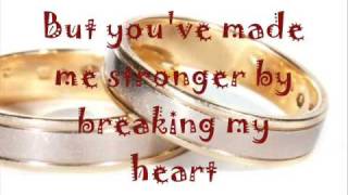 Youve Made Me Stronger  Regine Velasquez with lyrics [upl. by Jeffie]