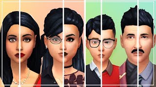 GOTH FAMILY MAKEOVER  The Sims 4 CreateASim cc linked [upl. by Neeloj]