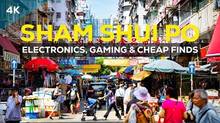 Sham Shui Po Hong Kongs Electronics Gaming and Cheap Goods District [upl. by Notle]