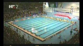 100m medley  Duje Draganja  EC Swimming [upl. by Merrel]