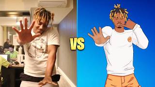 FORTNITE DANCES IN REAL LIFE Juice WRLD  Empty Out Your Pockets TikTok Dances amp Icon Series [upl. by Prudie]