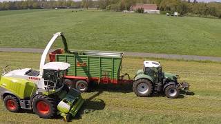 Ostendorf Agrarservice Grashäckseln ClaasNewHollandFendt Gopro [upl. by Osy]