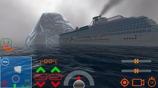 Cruise Ship Hit Iceberg  Ship Handling Simulator  Ship Mooring 3D [upl. by Llemert]