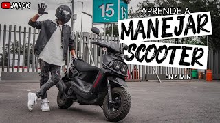 Aprende a manejar MOTO AUTOMATICA en 5 Minutos Facil y Rapido  JARCK [upl. by Adolfo]