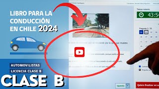 LICENCIA CLASE B 2024  COMO SON LAS PREGUNTAS Y RESPUESTAS DE LA NUEVA LICENCIA CLASE B CHILE 2024 [upl. by Kaylil]