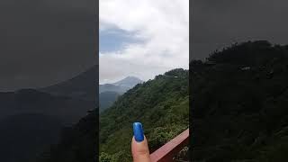 vista del lago Ilopango desde café Santa Cruz🏞️elsalvador travel [upl. by Yarised]