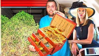 Found LOADED JEWELRY BOX In Multi Millionaires Storage Unit BIG MONEY [upl. by Clywd]