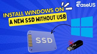 How to Install Windows on a New SSD Without USB [upl. by Anilave]