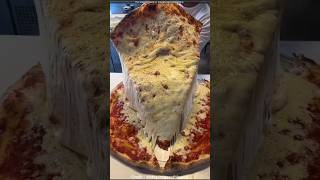 Biggest Slice of Pizza Ever Made nickspizzasouthbeach [upl. by Ahsikad46]