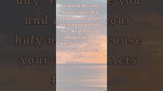 quotMorning Prayer for a New Dayquot godsloveisamazing motivation lovethelord godsloveneverfails [upl. by Karolyn]