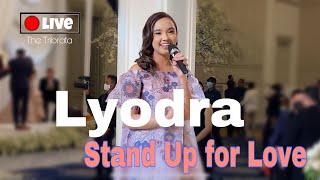 Lyodra  Stand Up for Love  performance at The Tribrata  felitogether [upl. by Eicyal]