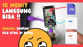 Cara Gampang pakai SPIFFS Simpan HTML dan CSS file di dalam SPIFFS ESP32 [upl. by Ahsahs]