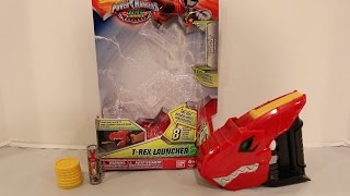 TRex Launcher Review Power Rangers Dino Charge [upl. by Nalod]